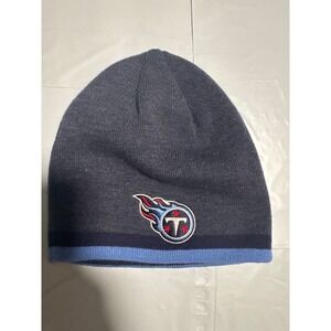 Tennessee Titans NFL Reebok Beanie Hat Knit Winter Cap Football Blue Gray‎